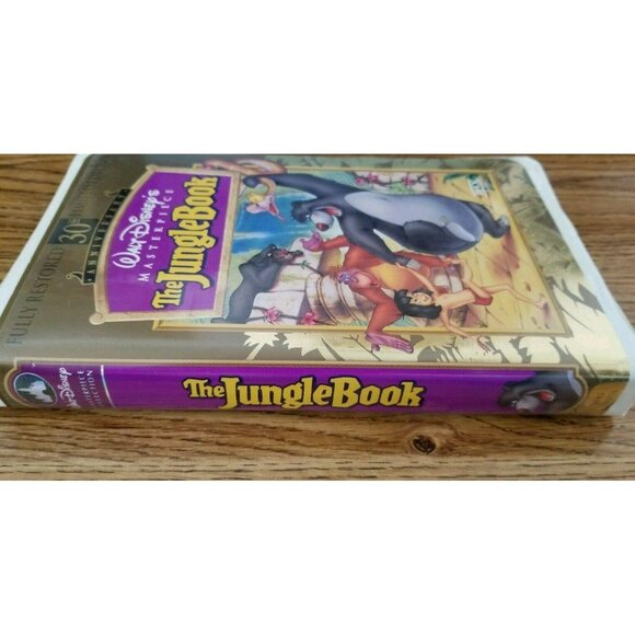The Jungle Book VHS 30th Anniversary Masterpiece Edition Walt Disney VG LH7172 - Picture 2 of 4